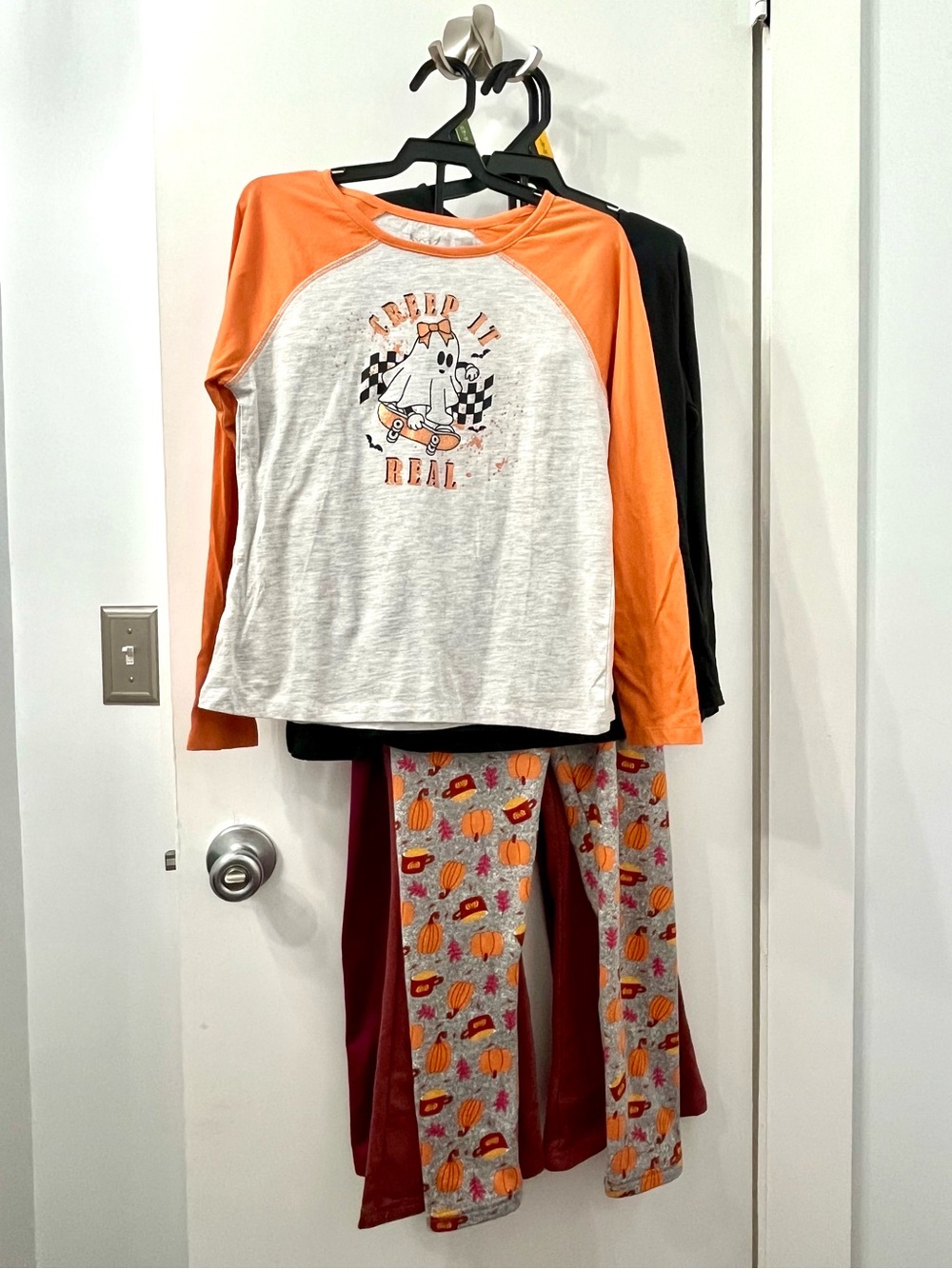 Girls Halloween Fall Clothing Outfit Bundle Size 10/12 Tops & Bottoms